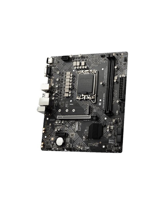 MSI PRO H610MG DDR4  Motherboard  micro ATX  LGA1700 Socket  H610