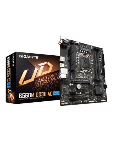 Gigabyte B560M DS3H AC  10  motherboard  micro ATX  LGA1200 Socke