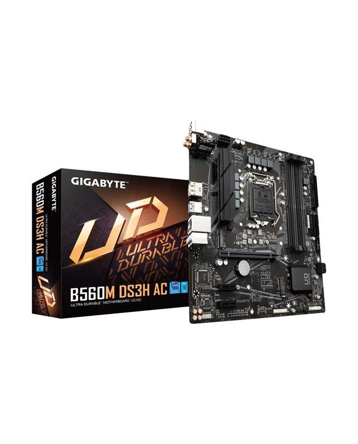 Gigabyte B560M DS3H AC  10  motherboard  micro ATX  LGA1200 Socke