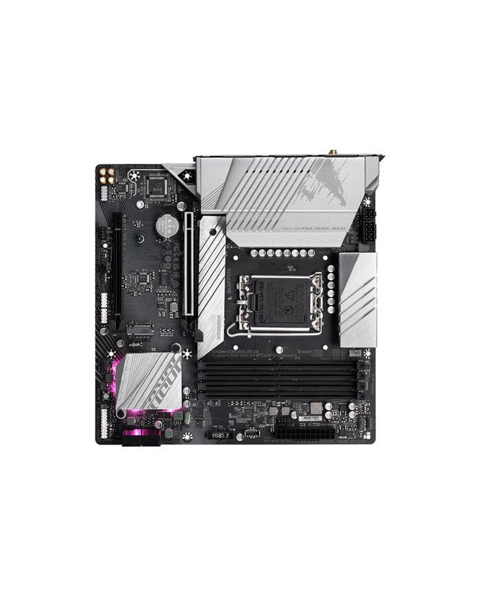 AORUS B760M ELITE AX  Motherboard  micro ATX  LGA1700 Socket  B760