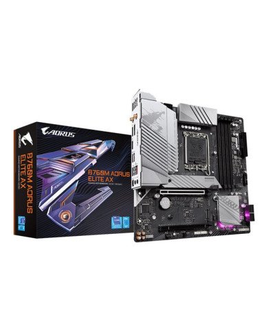 AORUS B760M ELITE AX  Motherboard  micro ATX  LGA1700 Socket  B760