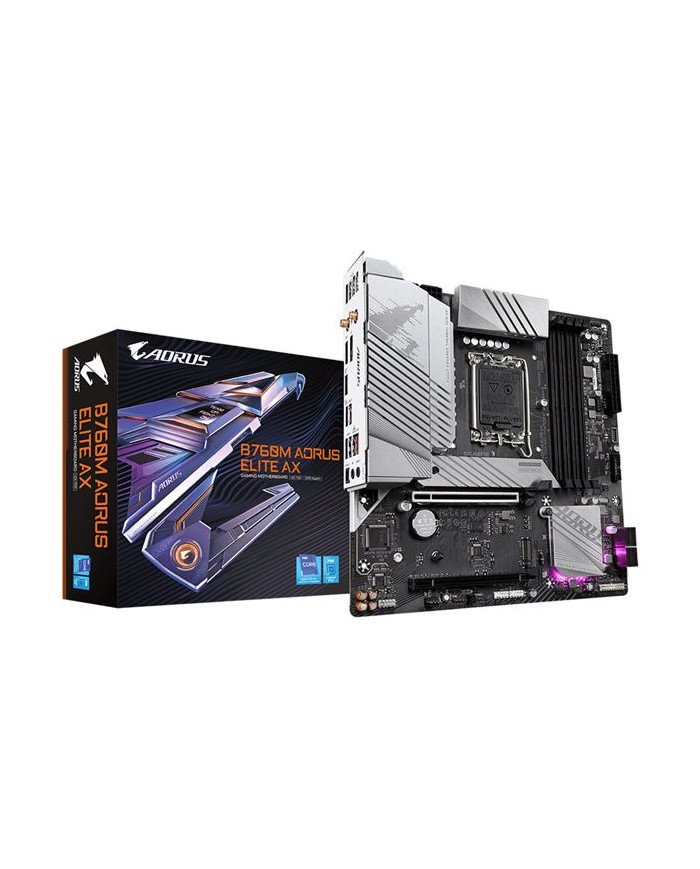 AORUS B760M ELITE AX  Motherboard  micro ATX  LGA1700 Socket  B760