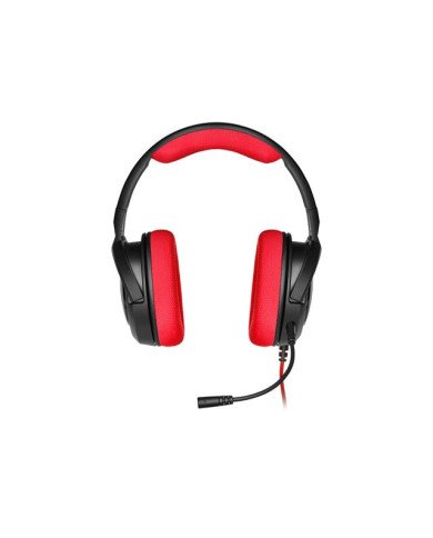 CORSAIR Gaming HS35  Headset  full size  wired  35 mm jack  red