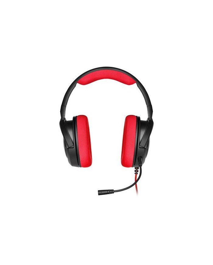 CORSAIR Gaming HS35  Headset  full size  wired  35 mm jack  red