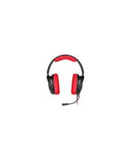 CORSAIR Gaming HS35  Headset  full size  wired  35 mm jack  red