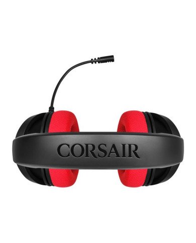 CORSAIR Gaming HS35  Headset  full size  wired  35 mm jack  red
