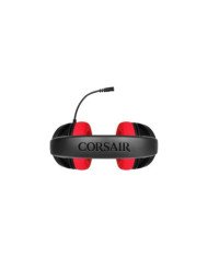 CORSAIR Gaming HS35  Headset  full size  wired  35 mm jack  red