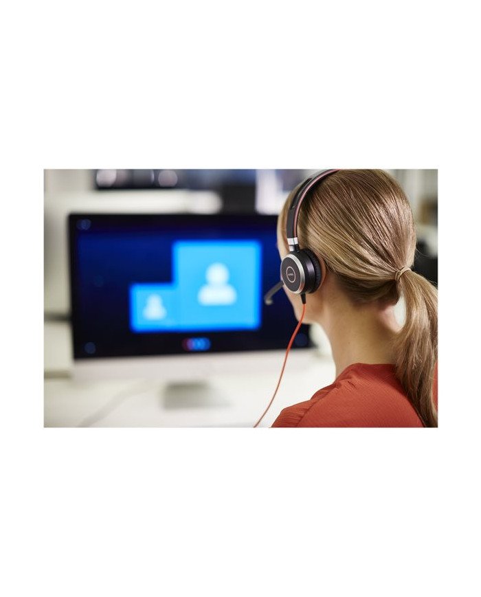 Jabra Evolve 40 UC stereo  Headset  onear  wired  35 mm jack