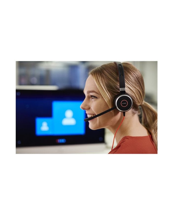 Jabra Evolve 40 UC stereo  Headset  onear  wired  35 mm jack