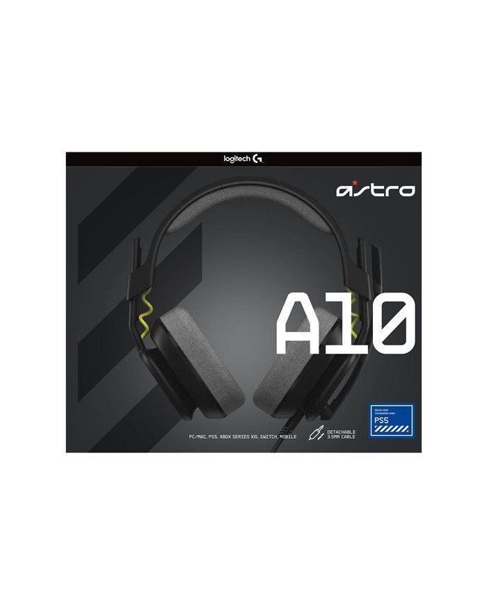 ASTRO Gaming A10 Gen 2  Headset  full size  wired  black