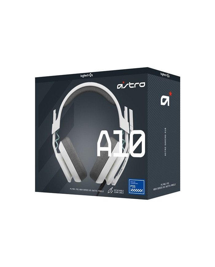 ASTRO Gaming A10 Gen 2  Headset  full size  wired  white