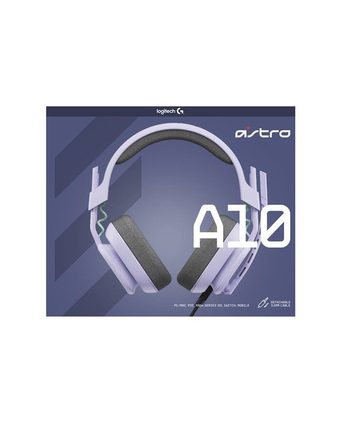 ASTRO Gaming A10 Gen 2  Headset  full size  wired  lilac