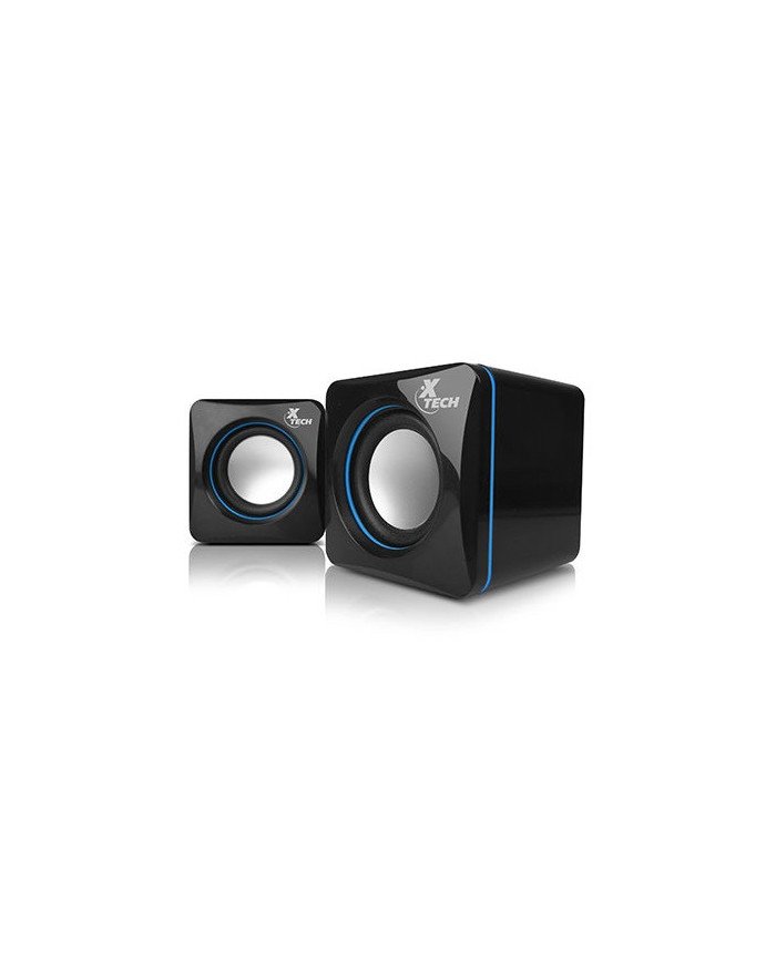 Xtech XTS110  Speakers  Black  Spacesaving size makes for easy de