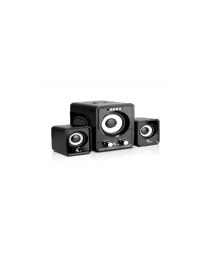 Xtech XTS375 Speakers  Black  white  Auxiliary input USB and SD au