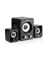 Xtech XTS375 Speakers  Black  white  Auxiliary input USB and SD au