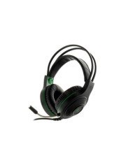 Xtech XTH560 Insolense Wired Gaming Headset  Color Black with green