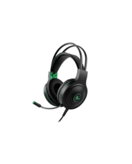 Xtech XTH560 Insolense Wired Gaming Headset  Color Black with green