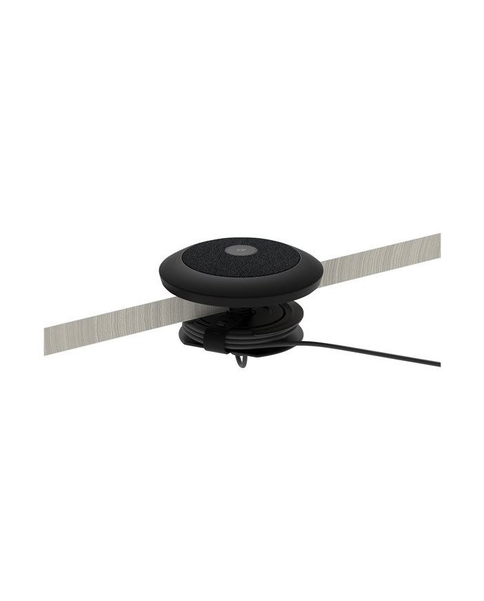 Logitech Rally Mic Pod Mount  Microphone desktop mount  matte black 