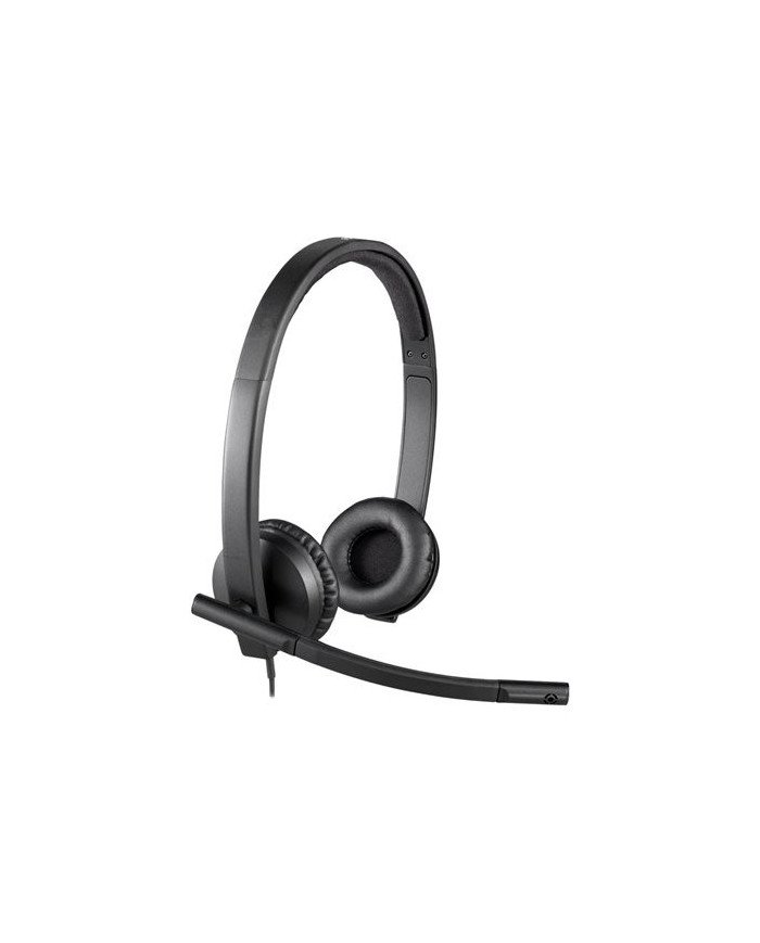 Logitech H570e Wired Headset Stereo Headphones with NoiseCancelling 