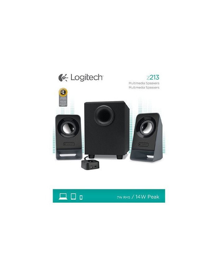 Logitech Z213  Speaker system  for PC  21channel  7 Watt total
