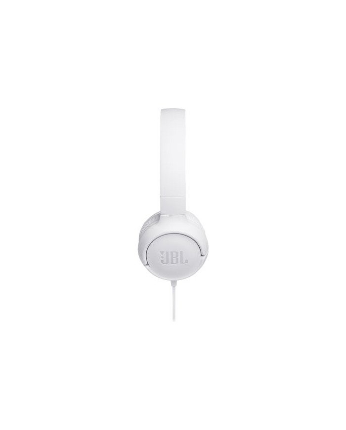 JBL TUNE 500  Headphones with mic  onear  wired  35 mm jack  wh