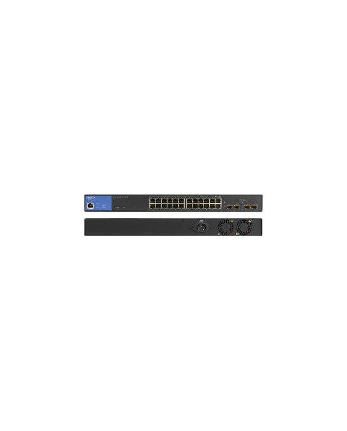 Linksys LGS328PC  Switch  managed  24 x 101001000 PoE  4 x Gi