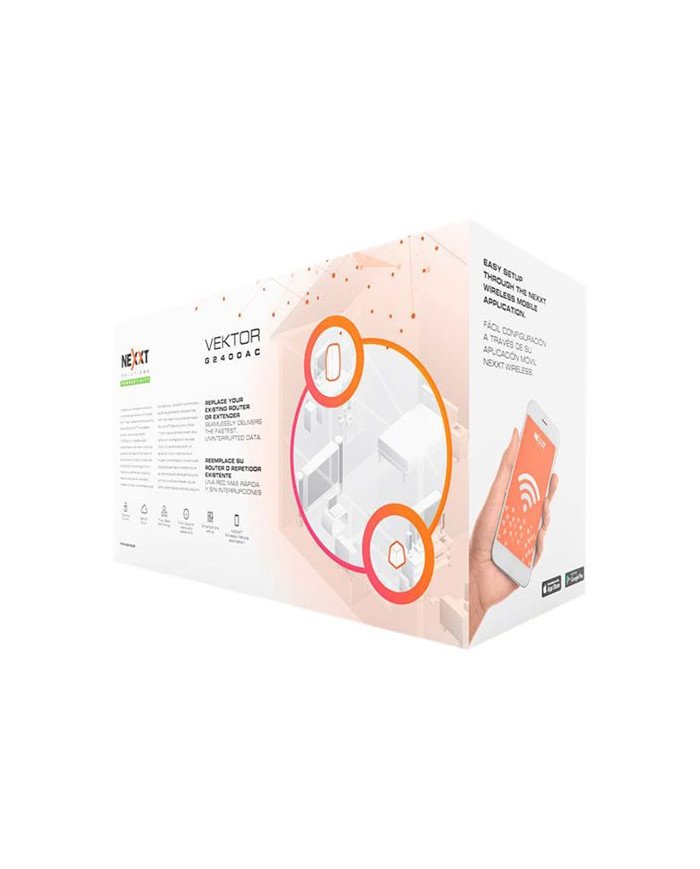 Nexxt Vektor G2400AC  WiFi system router extender  up to 2700 