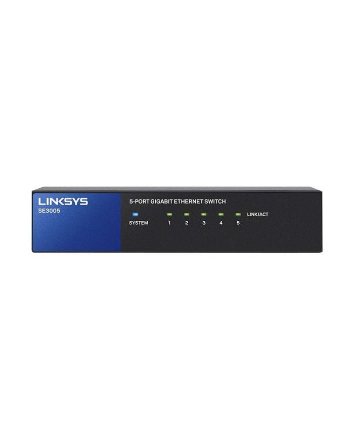 Linksys SE3005  Switch  unmanaged  5 x 101001000  desktop wall