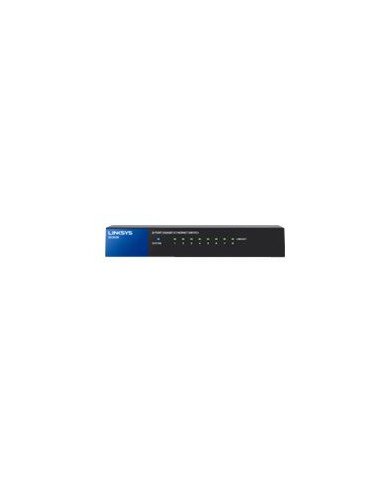 Linksys SE3008  Switch  unmanaged  8 x 101001000  desktop wall