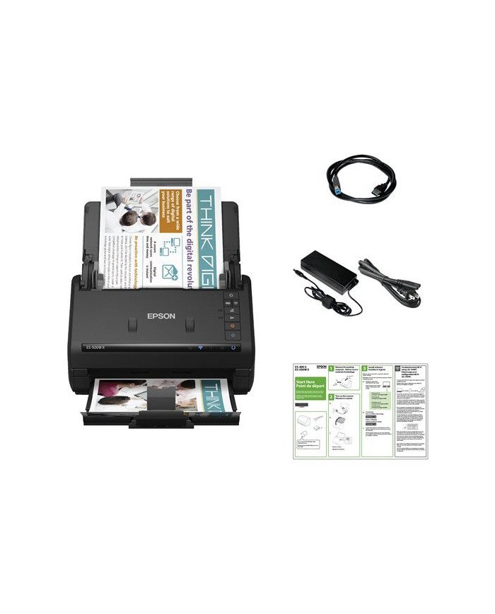 Escáner Epson WorkForce ES500W II  Document scanner  Contact Image Sensor