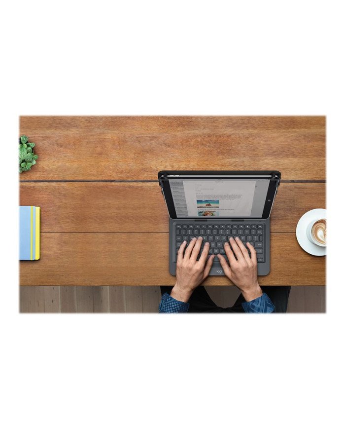 Teclado Logitech Universal Folio for 910 inch Tablets  Keyboard and folio ca