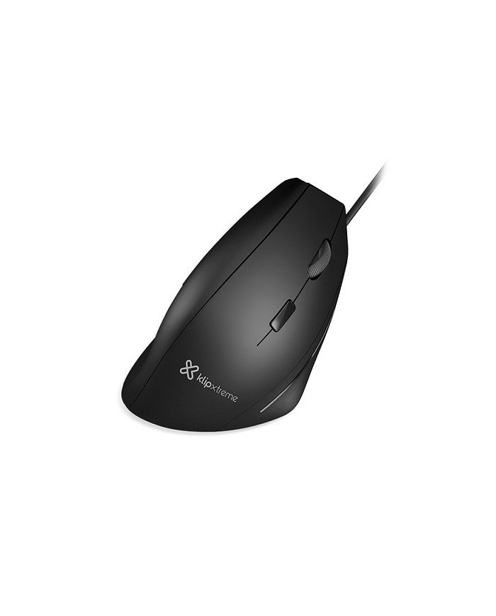 Klip Xtreme  Mouse  USB  Wired  Black  Ultra ergonomic