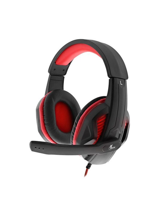 Xtech XTH551 Igneus Wired Headset  Gaming  Backlit Red  Connectio