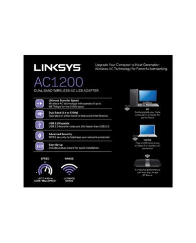 Linksys WUSB6300  Network adapter  SuperSpeed USB 30  80211b 802