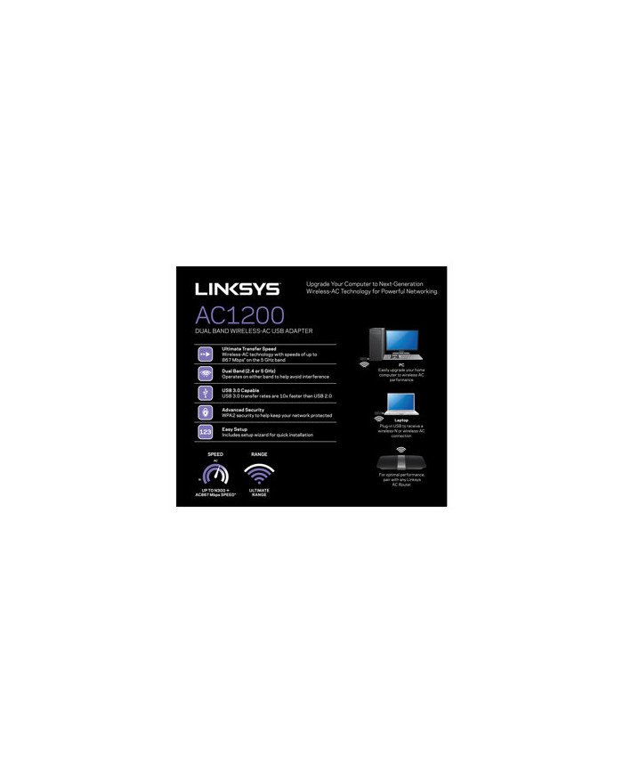 Linksys WUSB6300  Network adapter  SuperSpeed USB 30  80211b 802