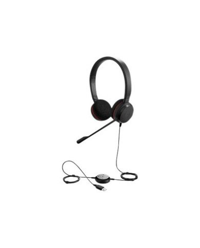 Jabra Evolve 20 MS stereo  Headset  onear  wired  USB  Certified
