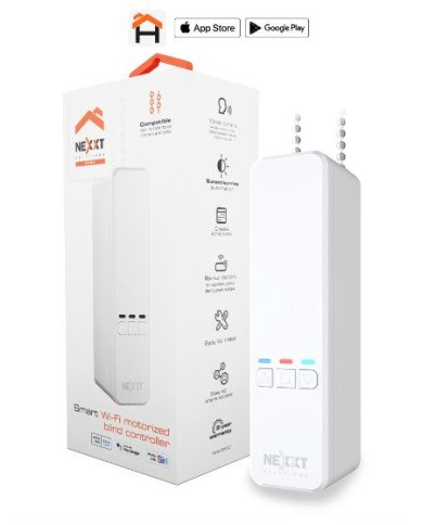 Nexxt Solutions Connectivity  Controlador inteligente motorizado para persianas Wi-Fi