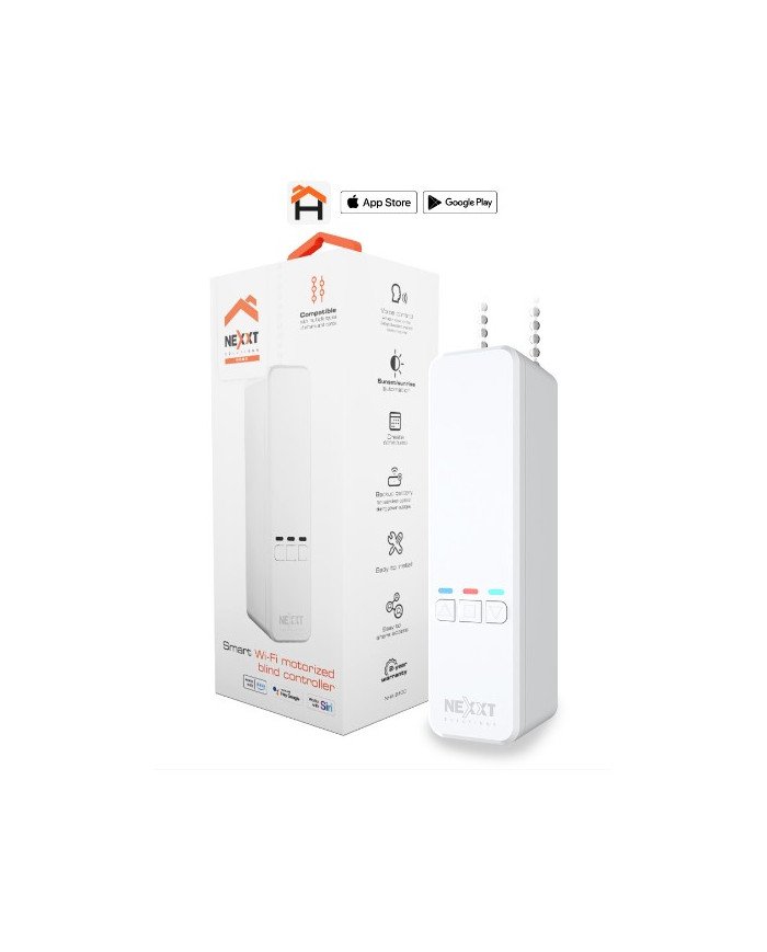 Nexxt Solutions Connectivity  Controlador inteligente motorizado para persianas Wi-Fi