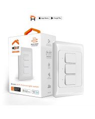 Nexxt Solutions Connectivity Interruptor de 3 circuitos inteligente con conexión Wi-Fi