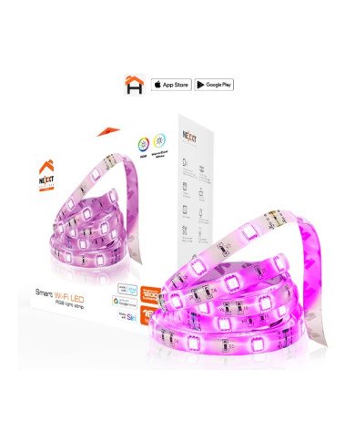 Nexxt Solutions Connectivity  Kit de cinta de luces LED inteligente de 5m