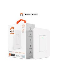 Nexxt Solutions Connectivity  Interruptor de 3 vías inteligente con conexión Wi-Fi
