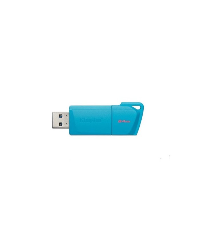 Kingston  USB flash drive  64 GB  USB 32 Gen 1  NEON Aqua Blue