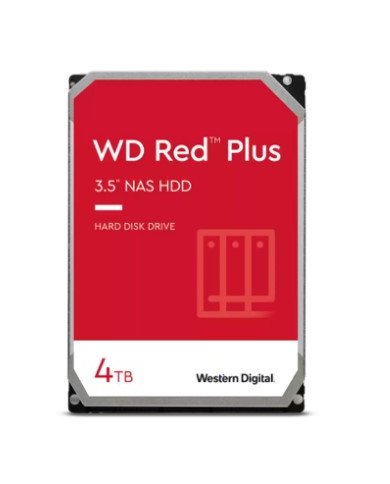 Disco WD Red Plus WD40EFPX  Hard drive  4 TB  internal  35  SATA 6Gb