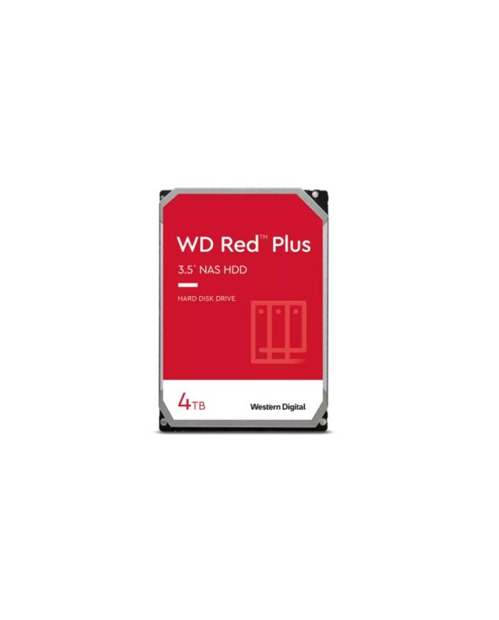 Disco WD Red Plus WD40EFPX  Hard drive  4 TB  internal  35  SATA 6Gb
