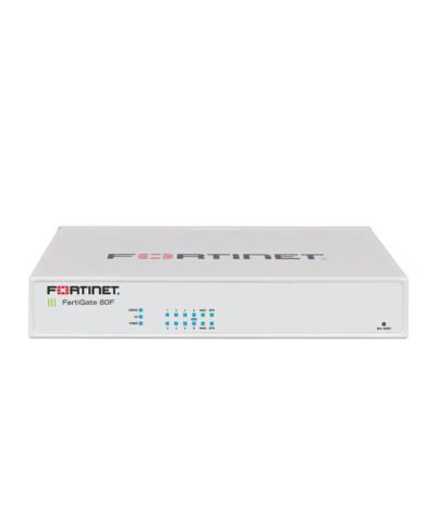 Fortinet FortiGate 80F  Aparato de seguridad  GigE  escritorio