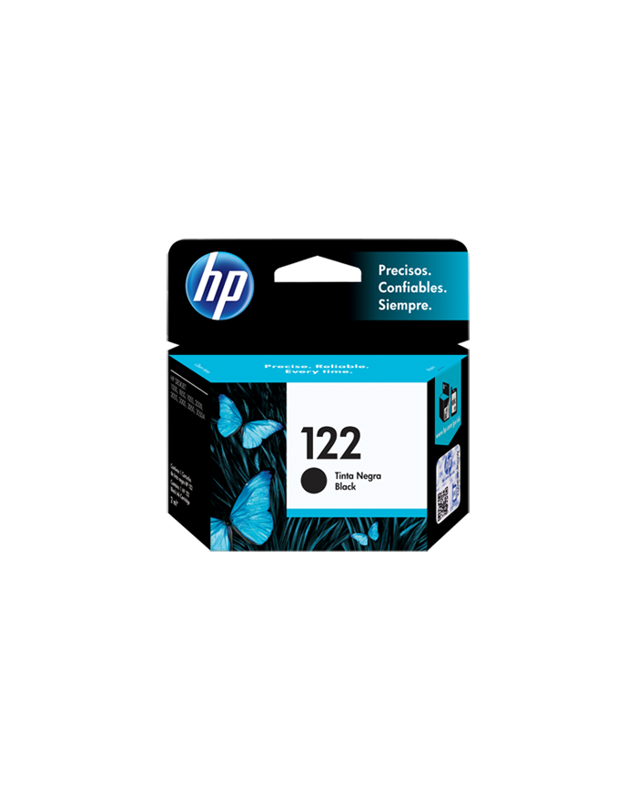 HP 122  Black  original  ink cartridge  for Deskjet 1010 10XX J41