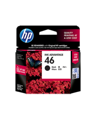 HP 46  Black  original  Ink Advantage  ink cartridge  for Deskjet