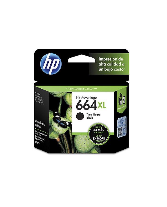 HP  Ink cartridge  Black  664XL