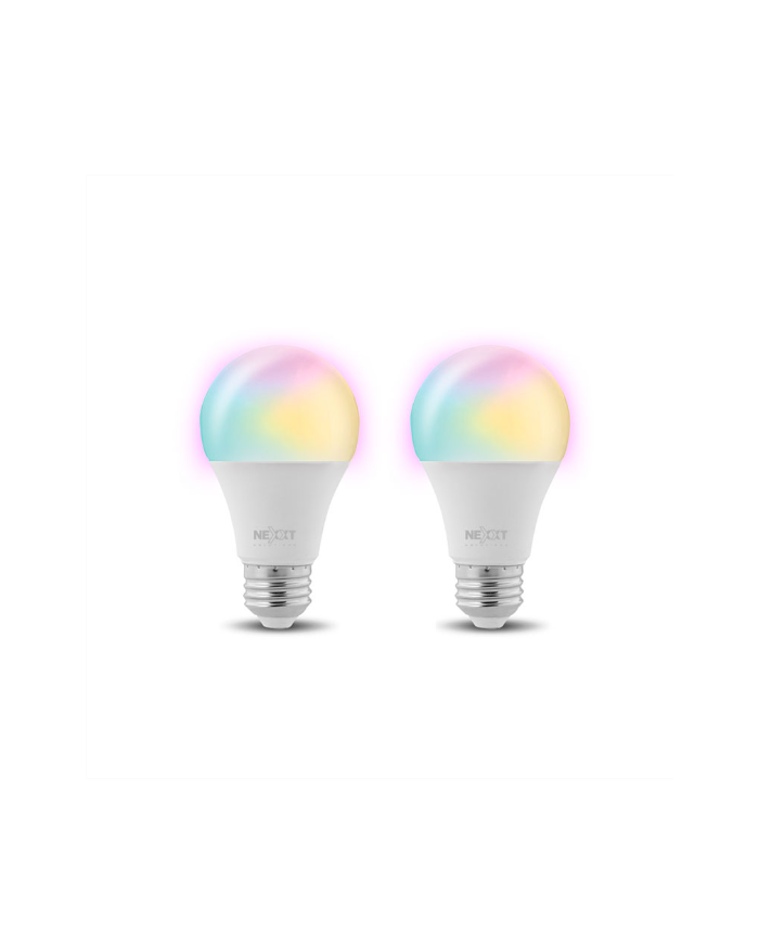 Nexxt Solutions Connectivity  Light Bulb  A19 RGB 110V 2PK  conexi