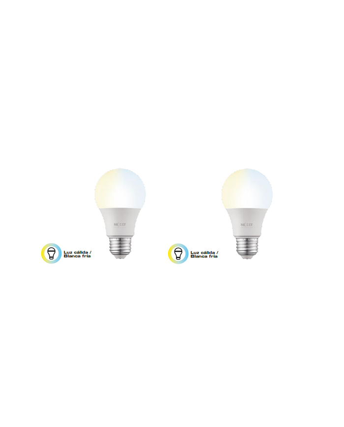 Nexxt Solutions Connectivity  Light Bulb  A19 CCT 110V 2PK  Conexio
